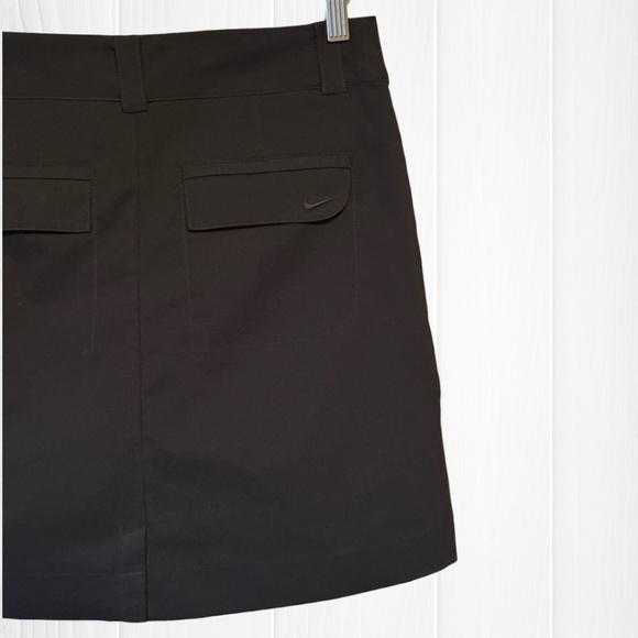 Nike Golf Womens 2 Dri-Fit Tour Performance Skirt with Shorts - Skort Black - Picture 8 of 11